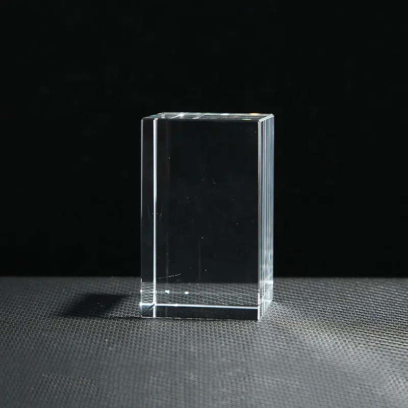 Factory Direct Supply 3d Laser Etched Glass Cubes For Birthday Gift