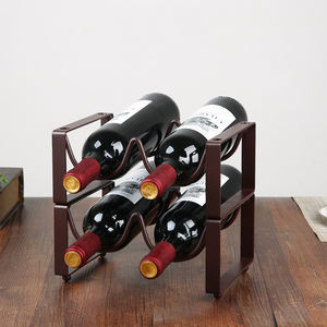 Rak Anggur Kombinasi, Rak Anggur Merah, Rak Anggur Restoran Hotel, Tempat Penyimpanan Anggur - Product Image 2