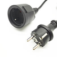 Rallonge électrique 220V CE VDE 16A, prise 3 broches conforme à la norme européenne IEC, rallonge pour appareils électroménagers