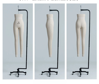 Offre Spéciale Femme Mannequin Robe Forme Stand Fibre De Verre Torse Mannequin avec Pantalon pour Afficher Jeans Pantalon
