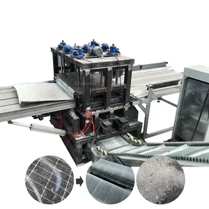 Full Automatic PV Solar Panels Glass Removing Machine Glass Stripping Recycling Machine For Solar Cells