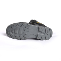 Sepatu bot keselamatan kerja kulit sapi Nubuck, sepatu bot keamanan jempol baja, sepatu kulit PU sol luar, sepatu keselamatan olahraga bersirkulasi