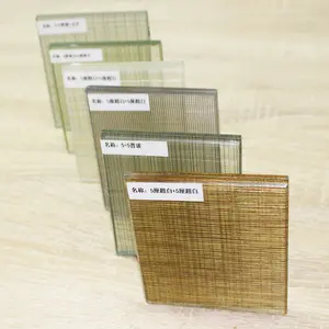 High Quality Laminated Glass Wire Mesh Glass with Best Price (PLW-TP)