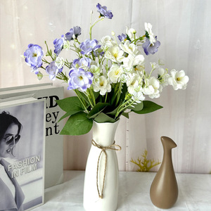 Nouvel Arrivage <span class=keywords><strong>L</strong></span>-R124 : Petit Bouquet Artificiel de <span class=keywords><strong>Jasmin</strong></span>, Matériel Floral Fait Main pour Composition Florale et Panier à Main - Product Image 3
