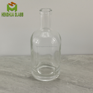 Bottiglia di Vetro Trasparente da 375ml per Vino, Liquori, Bourbon, Cocktail <span class=keywords><strong>Old</strong></span> Fashioned e <span class=keywords><strong>Gin</strong></span> con Tappo in Sughero - Product Image 4