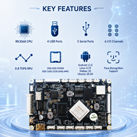 Carte mère de tourniquet intelligent YNH 962 2026 RK3568 Wiegand RS485 Relais GPIO Double Caméra Systèmes de contrôle d'accès pour portails commerciaux