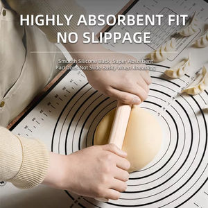 Di grandi dimensioni per alimenti spessore 0.4mm stuoie per impastare pasta pasticceria cucina stuoie da forno in Silicone resistente al calore per uso domestico - Product Image 3