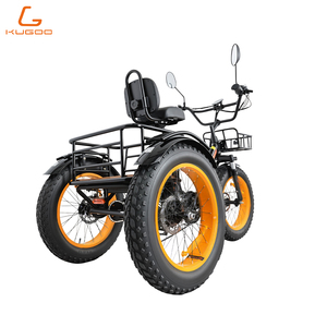 Tricycles électriques KUGOO TRIKE 48V 15.6Ah, autonomie de 40 km, scooters électriques à 3 roues, motos électriques - Product Image 3