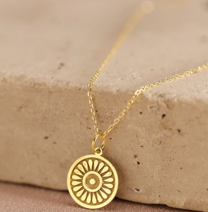 Mako Adinkra collar de encanto africano collar de oro Mako el símbolo de inequidad menos afortunado regalo de cumpleaños - Product Image 2