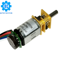 Motor Gear Box Encoder Reduktor Kotak Persegi Logam Double Flat Shaft Gm12 N10 N20 N30 0.5w Dc 3v 5v 6v 12v 10 40 50 60 80 100 700 Rpm