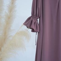 HANO Hijab, nouveaux modèles d'abaya islamique, couleur unie, manches longues, robe musulmane pour femmes, abayas turques pour femmes, abayas musulmanes de Dubaï
