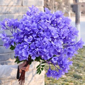 <span class=keywords><strong>Flores</strong></span> Decorativas de Seda con Diseño de Flor de <span class=keywords><strong>Jacaranda</strong></span> para Decoración de Bodas - Product Image 4