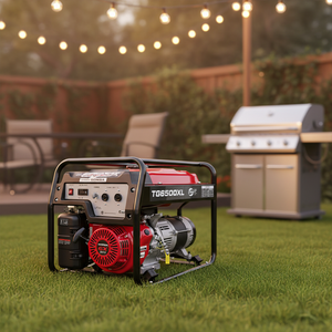 Générateur à essence <span class=keywords><strong>Honda</strong></span> Power <span class=keywords><strong>5000W</strong></span> certifié CE, faible bruit, pour l'alimentation de secours à domicile, les événements en plein air et les utilisations d'urgence - Product Image 1