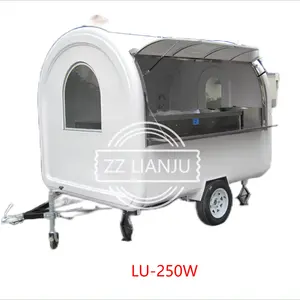 Fast Food Truck For Baking Equipment Mobile Ice Cream Cart Customized Street Food Trailer Cart With USA Standard