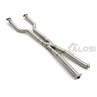 Pour Lexus ISF RCF 5.0L, échappement intermédiaire haute performance en acier inoxydable 304, système d'échappement avec section intermédiaire en Z intégrée
