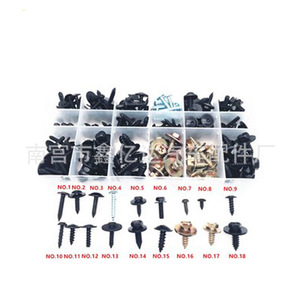 Xinyida Auto Fastener Kit 180pcs Metal <b>Screw</b> <b>Set</b> For Car Repair Replacement Fender Clips General Use - Product Image 1
