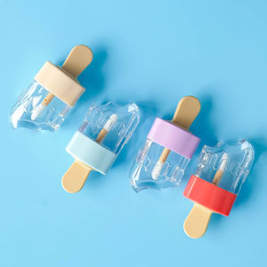 Lindo sorvete de cosméticos embalagem de brilho labial esmalte labial produtos de beleza personalizados tubo de brilho labial elegante compacto e fofo - Product Image 6