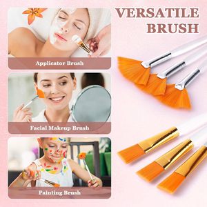 Kit d'outils de soin du visage pour la beauté, masque d'argile DIY, mélange en silicone et acier inoxydable, applicateur cosmétique écologique - Product Image 3