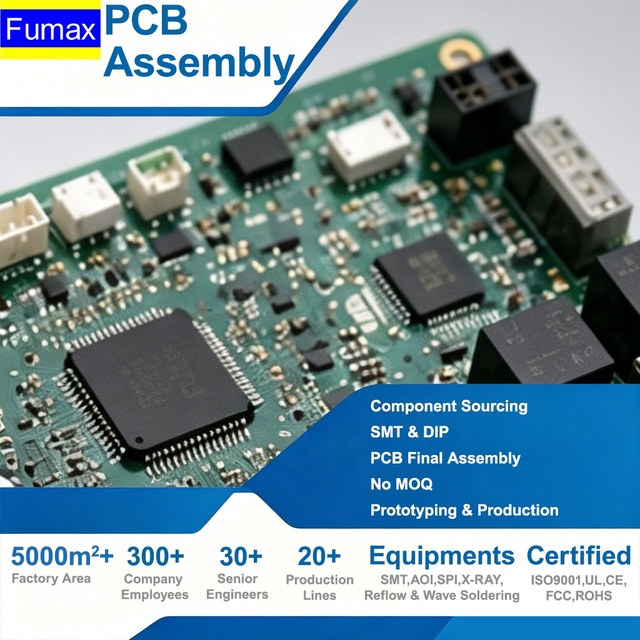 OneStop NO MOQ PCB Assembly Component Sourcing Box Building Turnkey PCBA Manufacturer