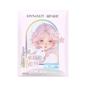 Parches para el Acné con Ácido Hialurónico de Haier con Estrellas Brillantes - Parches Desechables para el Acné, 40 Parches A567 Azul/Rosa/Plateado - Product Image 5