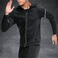 Vente en gros Fabricants de vêtements de fitness Vêtements de douane Streetwear Chemise de course à séchage rapide et sweats à capuche légers