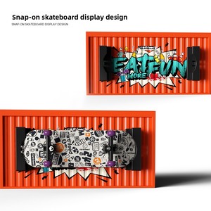 <span class=keywords><strong>Skatepark</strong></span> créatif pour doigts avec rangement, modèle en érable canadien, accessoires de <span class=keywords><strong>skateboard</strong></span> pour enfants, jouet de collection - Product Image 4
