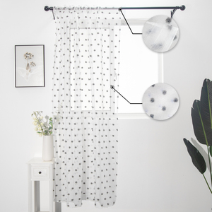 <span class=keywords><strong>Rideau</strong></span> transparent moderne XinLan 3D tufté pour chambre et salon - Product Image 2