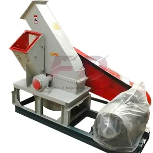 small footprint Automatic control Type400 small diesel wood chipper machine