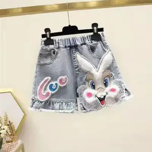 Neueste Mode Top Design Denim Jeans Hosen Shorts für Mädchen