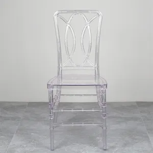 LG20171212-8 Crystal Acrylic Wedding Chair Transparent Princess Chiavari Chair Wedding Decoration