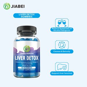 Suplemen Herbal OEM Softgel Gummy untuk Detoksifikasi dan Perbaikan Kesehatan Hati Lemak, Permen Jeli Pembersih Hati untuk Pria dan Wanita - Product Image 5