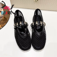 Sabots et mules décontractés pour femmes 2025 – Chaussures plates d'été respirantes avec sangles ajustables