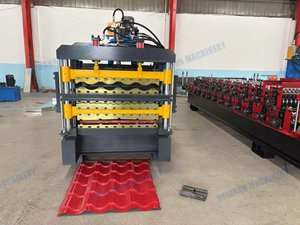 เครื่องขึ้นรูปลอนหลังคาเหล็ก 3 ชั้น แบบ Heavy Duty พร้อมระบบวางซ้อนอัตโนมัติสำหรับแผ่นแซนวิช - Product Image 2
