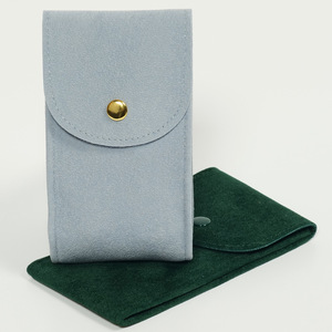 Pochette à poussière personnalisée avec logo, petite et élégante, en velours, pour montres et bijoux, en vert, <span class=keywords><strong>rouge</strong></span>, gris, pour boucles d'oreilles et montres, <span class=keywords><strong>sac</strong></span> cadeau - Product Image 4