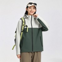 Veste de randonnée pour homme, veste softshell, imperméable, coupe-vent, pour la randonnée et le camping