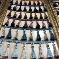 Frange de garniture de gland pour la décoration de tapis de coussin de rideau développé en gros pierre perlée nouveau fait à la main personnalisé TIANYUN CN;ZHE