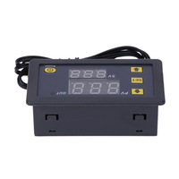 Relais temporisé numérique 110V/220V, interrupteur de contrôle de minuterie cyclique avec double affichage LED, composants électroniques W3230 T3230