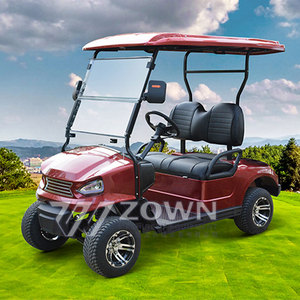 Voiturette de golf électrique tout-terrain durable à 4 roues, 4 places, avec pneus antidérapants, idéale pour la chasse et les centres de villégiature ruraux - Product Image 6
