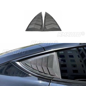 For Tesla Model Y Car Side Rear <b>Window</b> Louver Shutter <b>Cover</b> For Tesla Model Y 2019-2023 Rear Quarter Panel <b>Window</b> Body Kit - Product Image 1