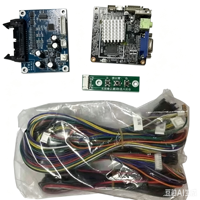 Kit de jeu vidéo simulateur de parkour de type arcade pour enfants, avec accepteur de pièces, joystick, couleurs et logo personnalisables, rechargeable