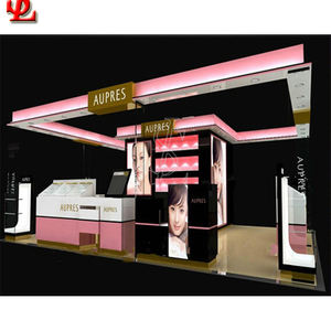 ตู้โชว์เครื่องสำอางที่ทำจากไม้สำหรับ<span class=keywords><strong>ร้าน</strong></span>ค้าดีไซน์ในร่มดีไซน์ตู้โชว์เครื่องสำอางบาร์เคาน์เตอร์เครื่องสำอางดูแลผิว - Product Image 2