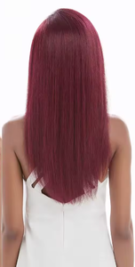 Pelucas Rebecca, pelucas delanteras de encaje rojo burdeos, pelucas rectas de 19 pulgadas con pelo de bebé para mujeres negras, densidad 150%, todos los colores - Product Image 3