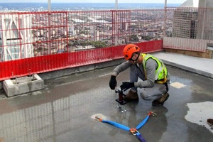Barrières de protection des bords en fer trempé de 1,1 m, faciles à assembler, clôture de sécurité <span class=keywords><strong>pour</strong></span> chantier - Product Image 2