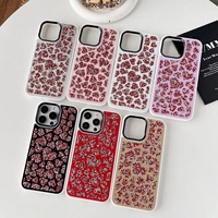 Coque rigide Bling Diamond Heart pour Iphone 15 pro max pour iphone 14 pro max