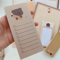 Cuaderno de dibujos animados lindo coreano B5 cuaderno de estudiante nota adhesiva papel de nota personalizado estudio Bloc de notas