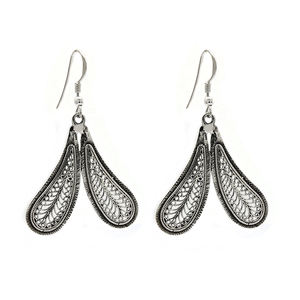 ทำมือขายส่งงดงาม92.5เงินสเตอร์ลิงต่างหูชาติพันธุ์ห้อยออกแบบเครื่องประดับที่ดีสำหรับผู้หญิงขายส่ง OEM ODM - Product Image 1