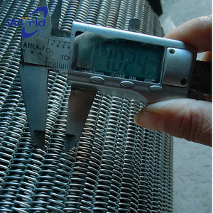 304 thép không gỉ thực phẩm cấp đồng bằng Dệt Hàn lưới băng tải - Product Image 4