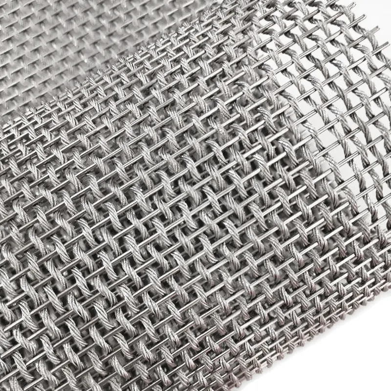 Feuer beständiges Kettenhemd aus Edelstahl \/Dekoration Metallringe Mesh