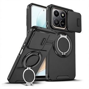 เคสโทรศัพท์ <span class=keywords><strong>OPPO</strong></span> A6 Pro & Realme 16 ลายสัตว์ ดีไซน์เปิดปิดง่าย ป้องกันการตก พร้อมขาตั้งวงแหวนโลหะ TPUPC รองรับการใช้งานข้ามประเทศ - Product Image 1