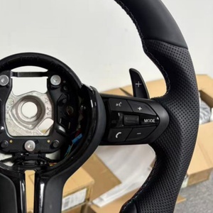 Volante Deportivo de Cuero M Sport en Stock para <span class=keywords><strong>BMW</strong></span> F10 F30 F31 F32 F20 E92 <span class=keywords><strong>E60</strong></span> X6 E71 E70 E90 M3 M4 <span class=keywords><strong>M5</strong></span> M6, Accesorios Interiores para Automóviles - Product Image 5